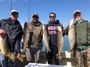 Lake Michigan fishing charter success!