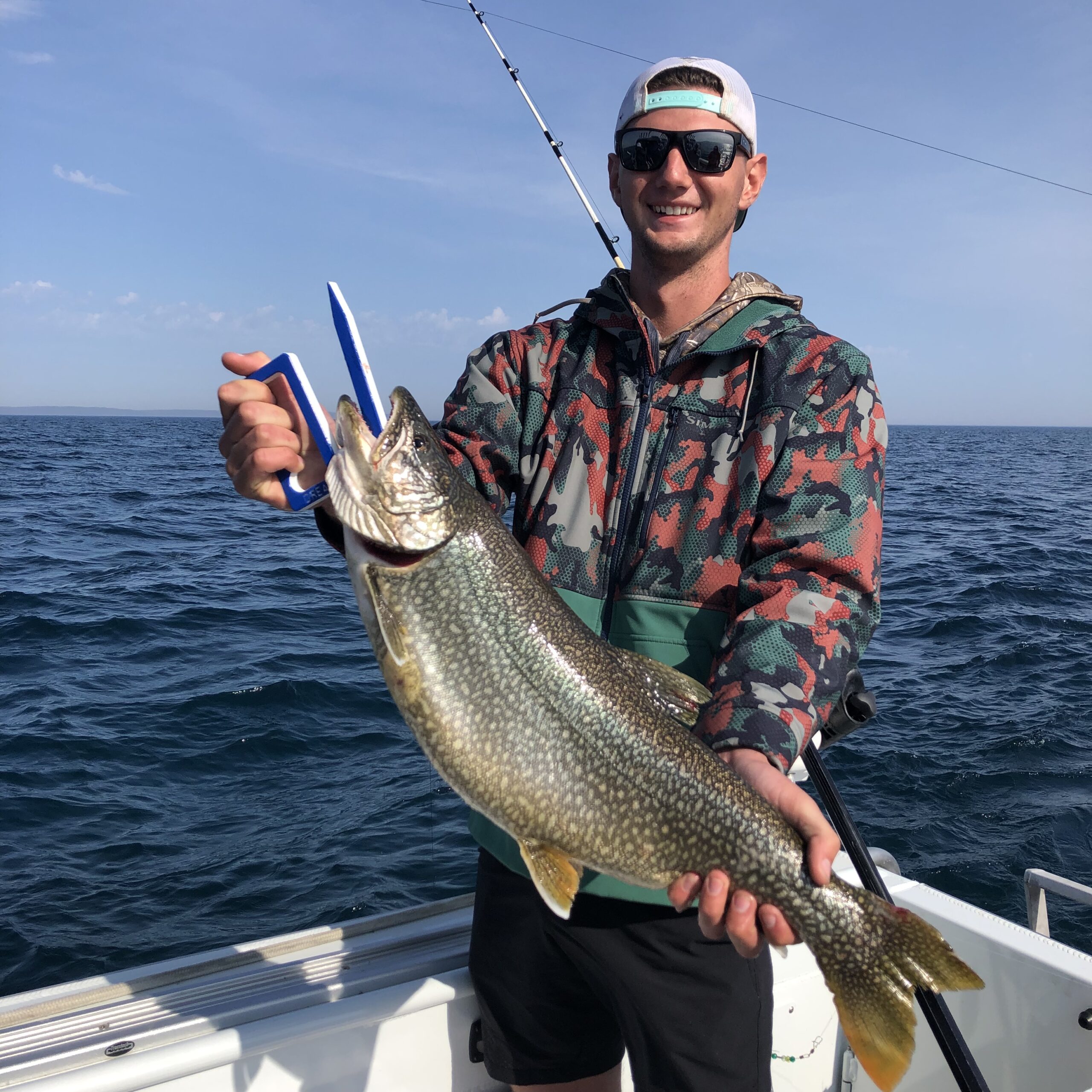 Grand Traverse Bay fishing charter catch of the day