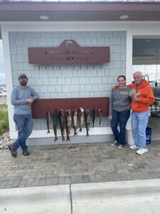 Grand Traverse Bay fishing charter catches