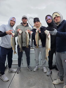 West Grand Traverse Bay fishing charter group photo