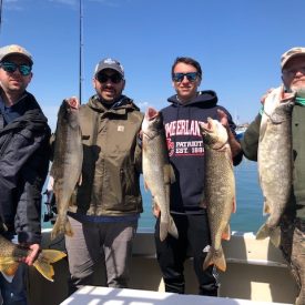 Lake Michigan fishing charter success!