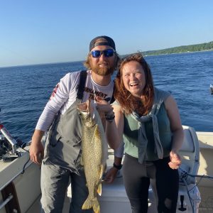 Traverse City charter fishing trip